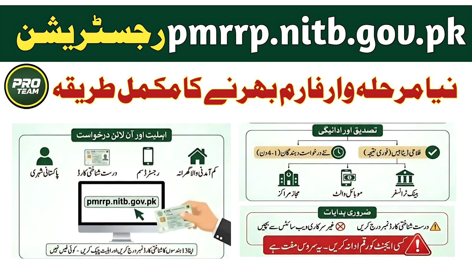 pmrrp.nitb.gov.pk Registration