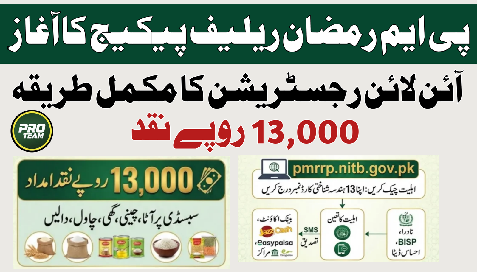 Prime Minister Ramzan Package Registration