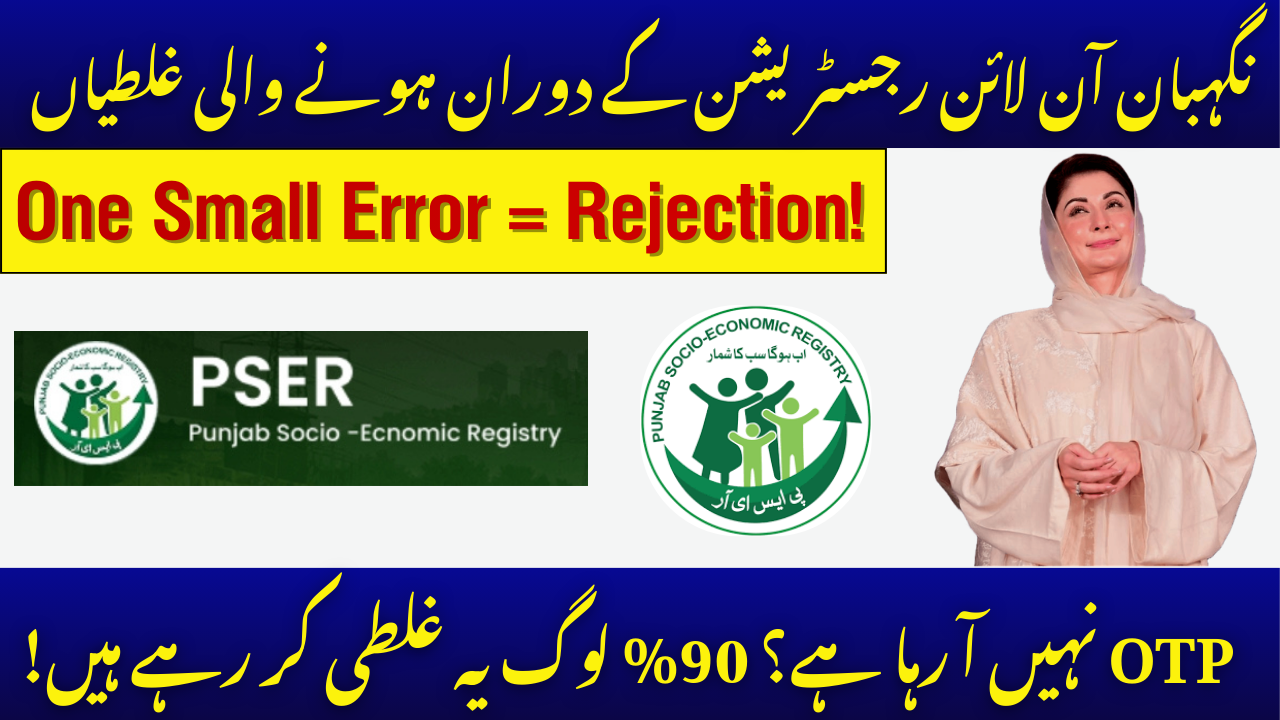 Mistakes During Nigehban Online Registration